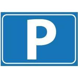 P-stickers van Parkeren/Pensioen thema - Feestartikelen - Stickers - A8-formaat