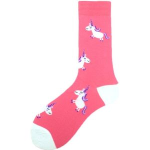 Eenhoorn Sokken - Unicorn Sokken - Katoen - Uniseks - Schoenmaat 38-45
