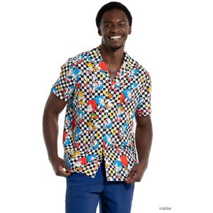 OppoSuits Sonic Retro Rings Hawaiian - Heren Blouse - Mannen Shirt - Korte Mouwen - Zomer Outfit - Maat XXL
