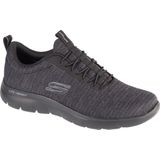 Slippers - Zwart - Textiel - Laag