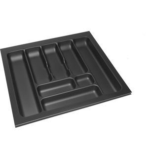 Culinorm Storex Bestekbak - Besteklade 54 cm breed x 49 cm diep - Carbon Black