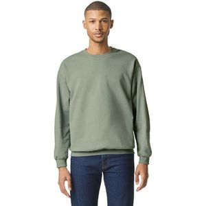 Gildan - Softstyle Midweight Fleece Crewneck Sweater - Sage maat L