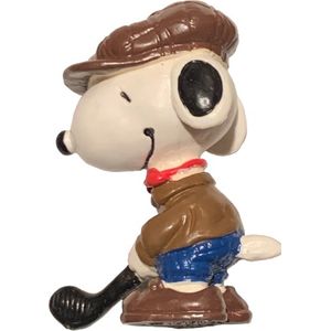 Peanuts - snoopy golfer - speelfiguur - 6 cm - schleich.