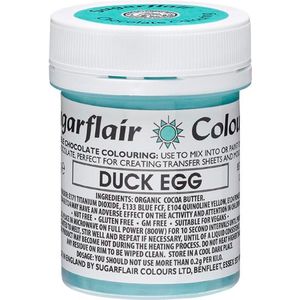 Sugarflair Chocolate Colour - Groenblauw - 35g - Chocolade Kleurstof - Voedingskleurstof