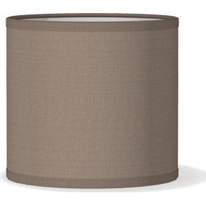 Home Sweet Home Lampenkap Bling cilinder - van stof - taupe - Moderne stoffen Lampenkap - 16/16/15cm - E27 lamphouder - voor wandlamp, tafellamp en hanglamp - RoHS getest