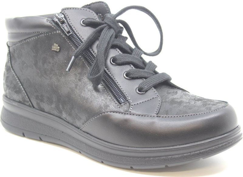 Finn Comfort - ARLES - Veterboot - Zwart - Wijdte M