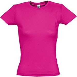 SOLS Dames/dames Miss Korte Mouwen T-Shirt (Fuchsia)