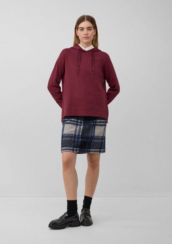 Rok - Korte Rok - Wolblend - Ruitpatroon