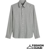 Grijs gemêleerd hemd - Regular Fit