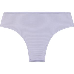 Hunkemöller Dames Lingerie Invisible brazilian Stripe mesh - Paars - maat M