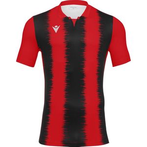 Macron Miram Shirt Korte Mouw Heren - Rood / Wit | Maat: 3XL
