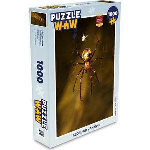 Puzzel Close-up van spin - Legpuzzel - Puzzel 1000 stukjes volwassenen