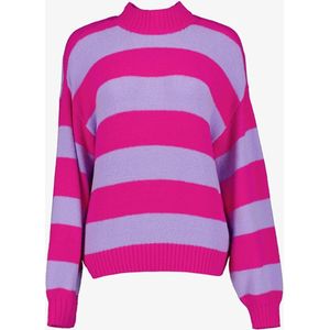 TwoDay dames trui gestreept roze/paars - Maat S