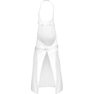 Schort/Tuniek/Werkblouse Unisex One Size Kariban White 35% Katoen, 65% Polyester