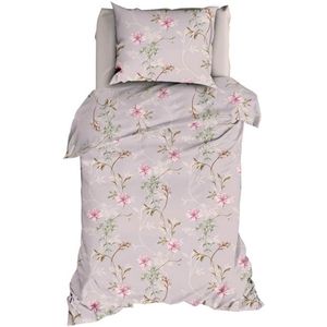 Satin d'Or Raisa Dekbedovertrek - Eenpersoons - 140x200/220 cm - Rose