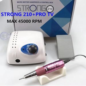 Nagelfrees - Nagelvijl Electrisch - Electrische Nagelfrees - Nagelfrees Met Bitjes - Manicure Set Electrisch - 45000RPM - Roze/Paars