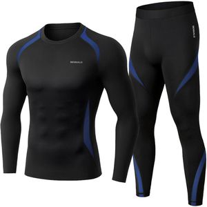 Heren Thermo-ondergoed - Ski-ondergoed voor Koude Winterdagen - Warm, Zacht en Ademend