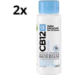 CB12 Mondwater Sensitive - 2 x 250 ml - Voordeelverpakking
