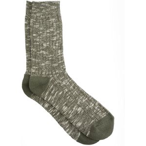 WE Fashion - Heren Sokken - Wit Gemêleerd - Met Structuur