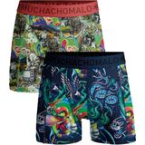 Muchachomalo - Boxershort - 95% Katoen - Normale Lengte - 2 Pack - Maat 5XL