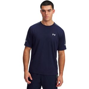 Under Armour - Tech Utility - T-shirt - Blauw - Korte Mouwen