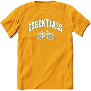 Bike EssentialsT-Shirt | Souvenirs Holland Kleding | Dames / Heren / Unisex Koningsdag shirt | Grappig Nederland Fiets Land Cadeau | - Geel - XXL