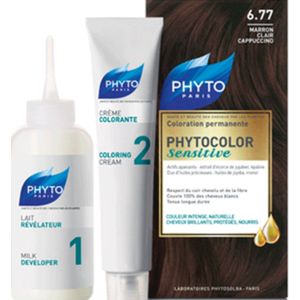 Phyto Phytocolor Sensitive Haarkleuring 6.77 Light Brown Cappuccino