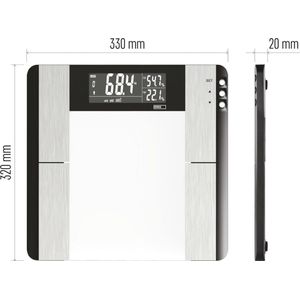 Equivera Doktersweegschaal - Personenweegschaal - Analoge weegschaal - Digitale weegschaal