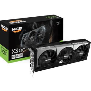 INNO3D - GeForce RTX 5080 X3 OC - Videokaart - 16GB - GDDR7 - PCIe 5.0