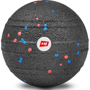 Hop-Sport Massagebal Diameter 10 cm - Fasciabal voor Zelfmassage, Waterafstotend (10 cm), zwart