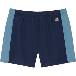 Lacoste Zwemshort Heren Zwembroek Colorblock Donkerblauw - Maat L