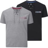 Jan Vanderstorm - MAYKO - T-shirt - Grijs - Set van 2