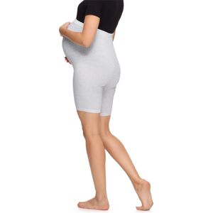 Be Mammy - MS-MS10-299-LE - Zwangerschapsleggings - Gemêleerd - Katoen - Kort