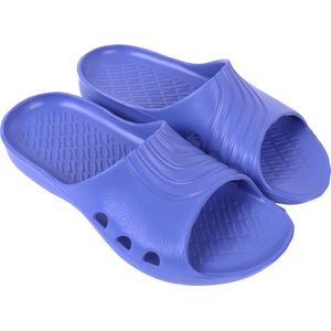 Blauwe, superlichte universele slippers van hoogwaardig rubber - BAMBINO LEMIGO / 24-25