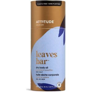 Attitude - Leaves Bar Plasticvrije Dry Body Oil Stick Sea Salt - 85ml