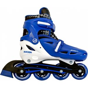 AMIGO Racer Inlineskates - Skeelers voor jongens en meisjes - Blauw/Wit - Maat 30-33