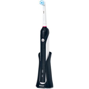 Durani - Tandenborstelhouder - Zwart - Voor Oral-B - Zelfklevend - Badkamer Accessoires