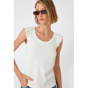 Ronde kraag Mouwloos Tanktop