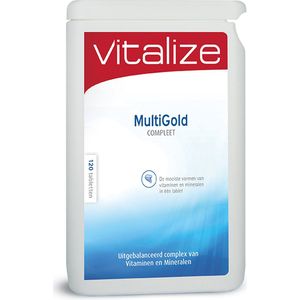 MultiGold Compleet - Multivitamine - Evenwichtige Samenstelling - 60 Tabletten