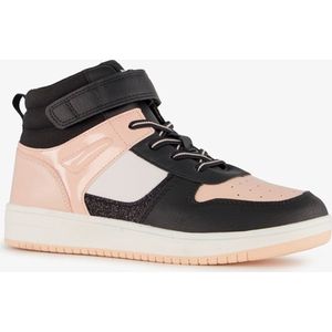 Blue Box hoge meisjes sneakers roze zwart - Maat 38