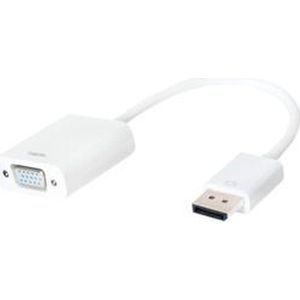 LogiLink CV0059B tussenstuk voor kabels DisplayPort VGA Wit