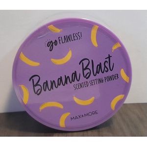 Max & More settingpoeder - make-up - Banana Blast Scented Setting Powder - 22 gram