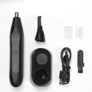 Neustrimmer - Zwart - 2-in-1 - Neustrimmer en Wenkbrauwtrimmer - USB Oplaadbaar