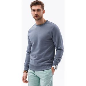 Moda Italia - Style-Italie - Sweater - Denim Blauw - Klassiek