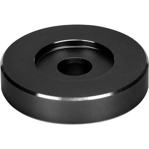 Inovra Plus - 45 toeren Platenspeler Adapter Aluminium Dome Adapter Groot Gat Vinylplaat Zwart Adapter voor Platenspeler met 45 RPM (Zwart)