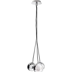 Deko-Light Pendant lamp, Centauri III, bulb(s) not included, constant voltage, 220-240V AC/50-60Hz, number of bases: 3, GU10, 3x max. 50,00 W, aluminum, silver, chrome, IP20