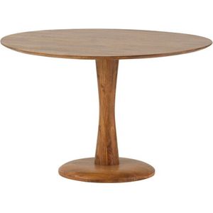 Eettafel Flare rond Ø120 cm - Bruin | Nijwie