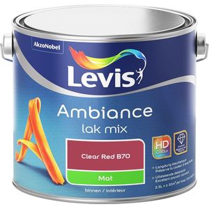 Levis - Ambiance Lak Mat Mix - Clear Red B70 - 2,5 L
