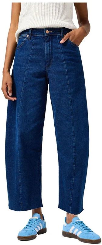 Wrangler - Cowboy - Spijkerbroek - Grijs - Hoge Taille - Wijde Pijp