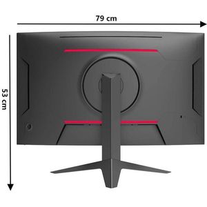 Gaming Monitor – Curved Monitor – PC Monitor – Gaming Display – Full HD Monitor – 32 Inch Curved 1500R – 240Hz Verversingssnelheid – FreeSync & G-Sync Compatible